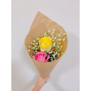 外国のバラのブーケ