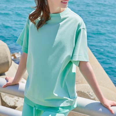冷感レイヤー風半袖Tシャツ
